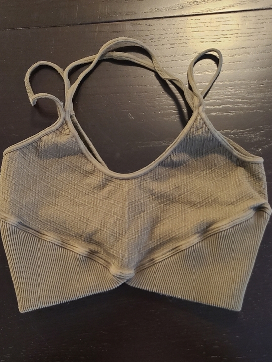 Free People Other - Free People Movement Sports Bra Crop Top, Olive Green, M/L